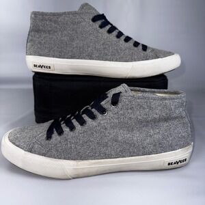 SeaVees California Varsity Wool‎ Flannel High Top Sneakers Womens Size 11
